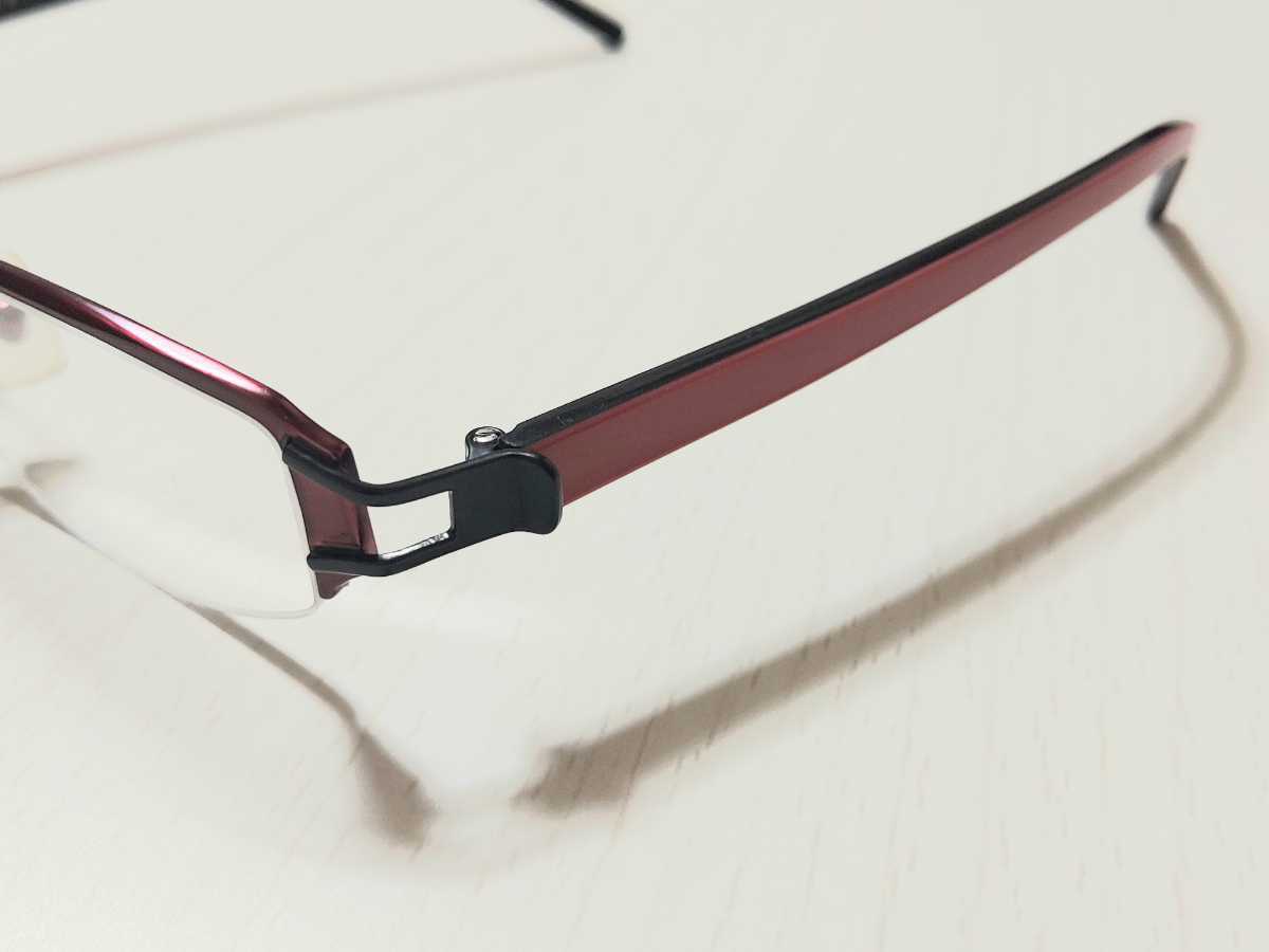 新品 i-D Tokyo メガネ 眼鏡 高級感 オシャレ 上品 ハーフリム チタン