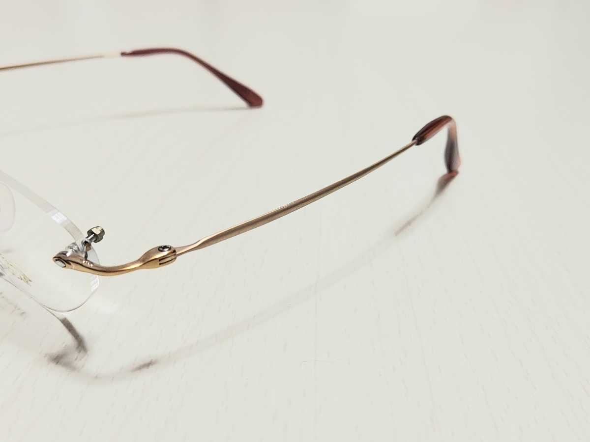 新品　JAGUAR　ジャガー　メガネ　眼鏡　高級感　オシャレ　上品　ツーポイント　チタン　軽い_画像4