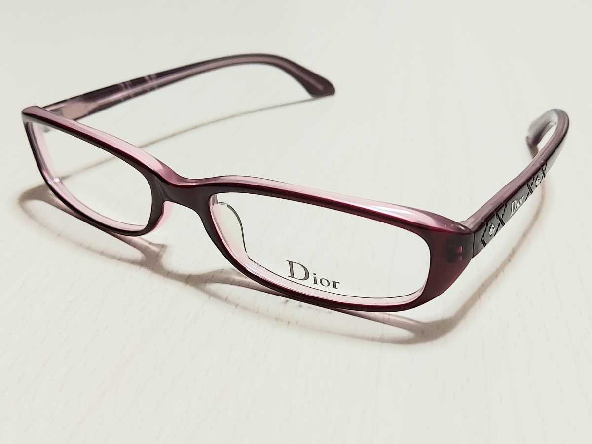 35 割引海外最新 新品 Christian Dior ディオール ブランド 日本製 メガネ 眼鏡 高級感 オシャレ セルフレーム ピンクパープル 可愛い セルフレーム めがね コンタクト ビューティー ヘルスケア thaar Net