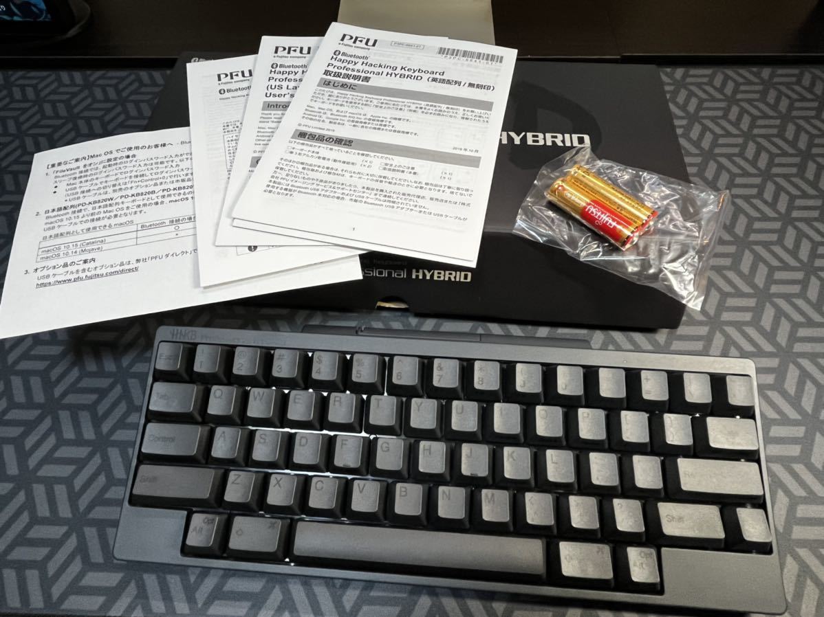 最安値に挑戦中 美品HHKB Professional HYBRID Type-S 英語配列 墨