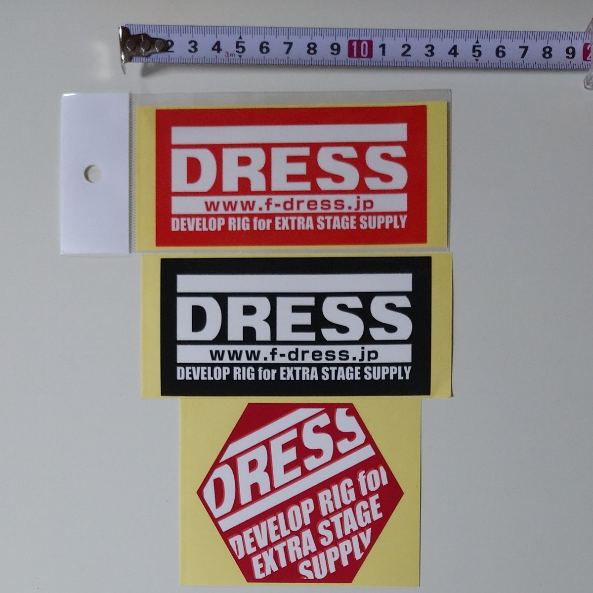 Paypayフリマ Dress ドレス ステッカー 3枚セット Paypayフリマ Dress ドレス ステッカー 3枚セット