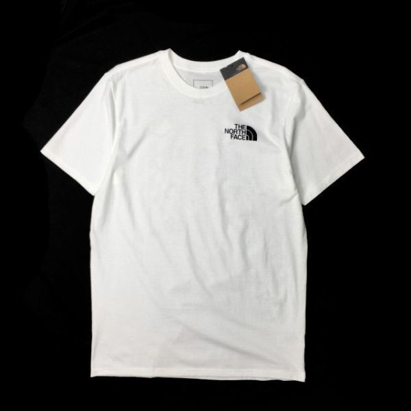 1円～!売切!【正規新品】THE NORTH FACE SHORT SLEEVE THRWBACK TEE 半袖 Tシャツ US限定 バックプリント アウトドア 登山(XL)白 180902-13_画像4