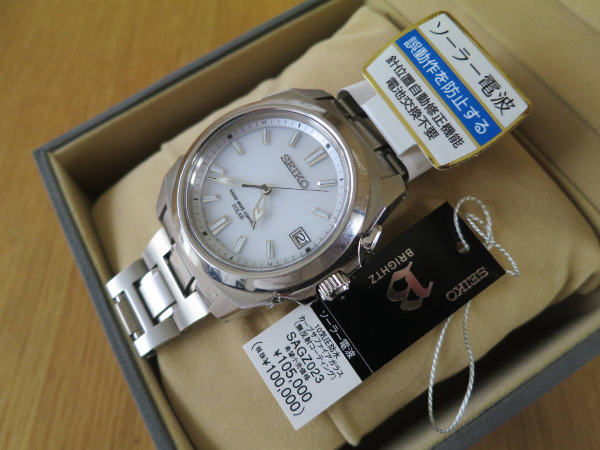 セイコーブライツSEIKO BRIGHTZ ソーラー電波腕時計SAGZ023 定価 セイコーブライツSEIKO BRIGHTZ ソーラー電波腕時計SAGZ023 定価
