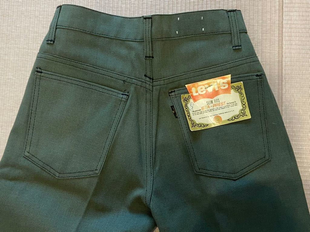 《デッドストック》60s LEVIS スタプレスト ビッグE スリムパンツ リーバイスBIG E 518 USA製 アメリカ製Levi's  STA-PRESTビンテージ