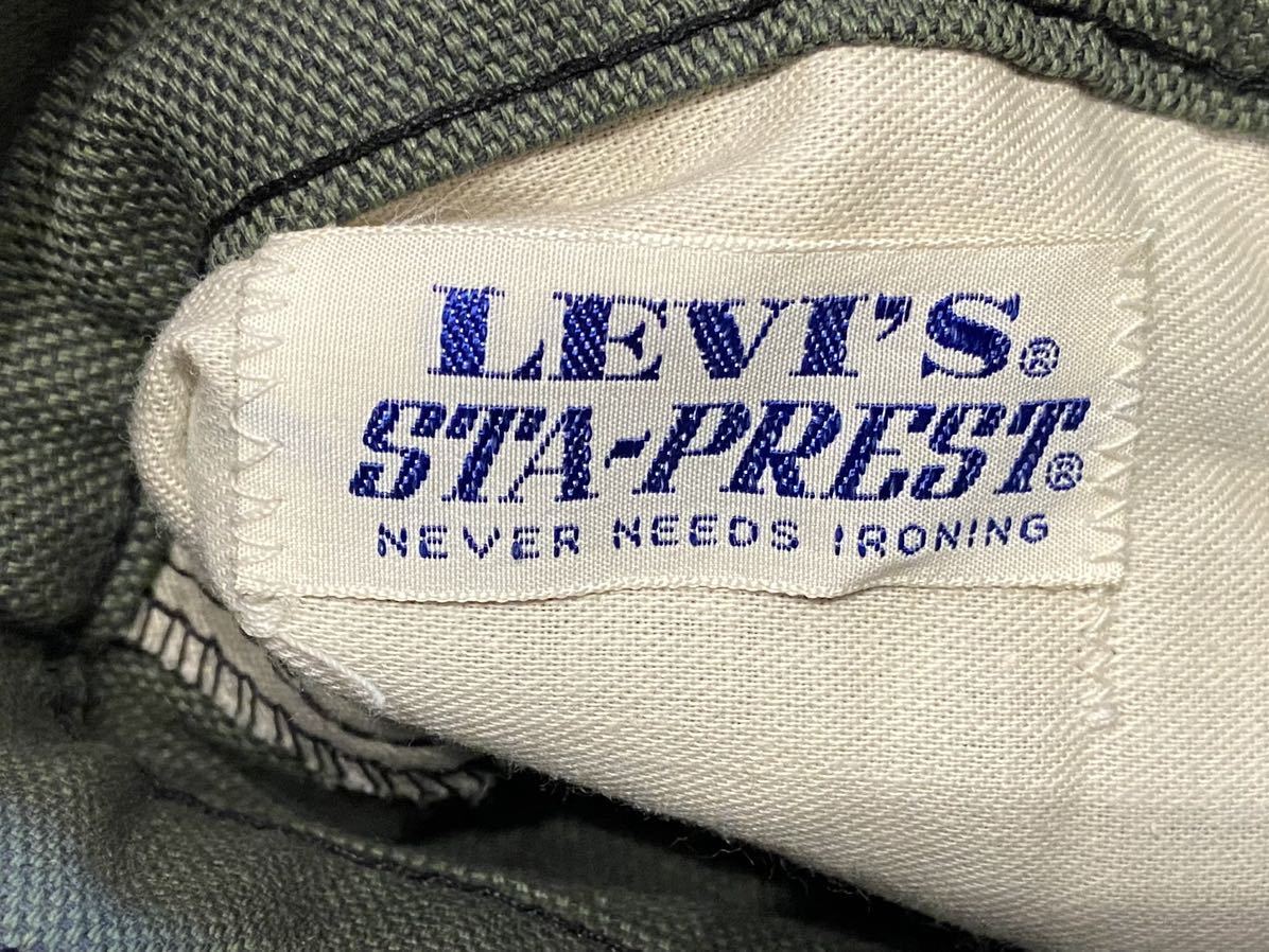 《デッドストック》60s LEVIS スタプレスト ビッグE スリムパンツ リーバイスBIG E 518 USA製 アメリカ製Levi's  STA-PRESTビンテージ