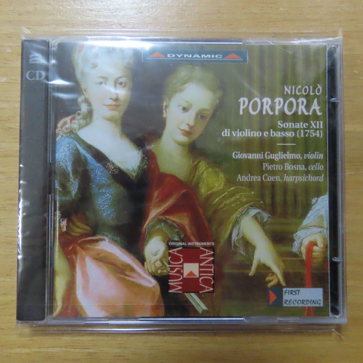 8007144602024;【未開封/2CD】Guglielmo / Porpora:12 Sonatas for Violin and Continuo_画像1