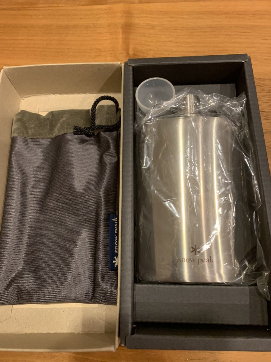 新品 スノーピーク snowpeak チタン スキットル m T-012 ボトル