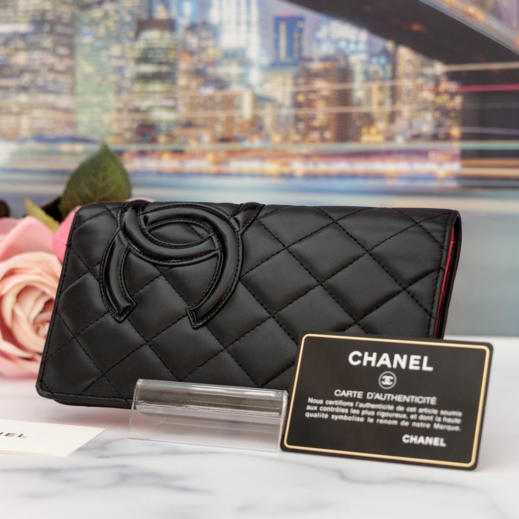 新しいブランド ❤️ シャネル CHANEL 二つ折り財布 カンボン デカココ