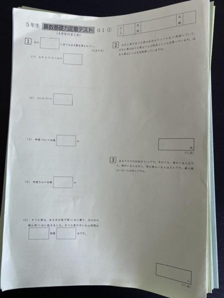 メール便送料無料対応可】 SAPIX基礎力定着テスト5年生1年分