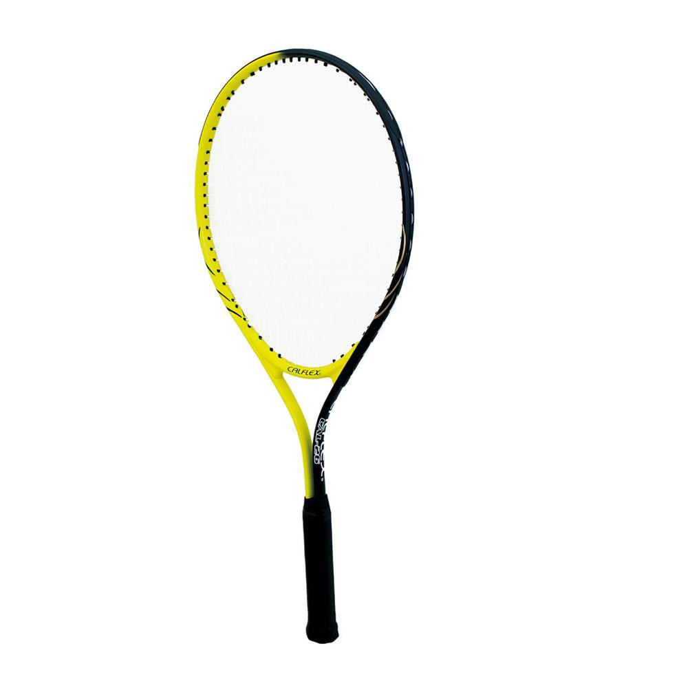 CALFLEX カルフレックス　硬式　ジュニア用　テニスラケット　専用ケース付　ブラック×イエロー　CAL-26_画像1