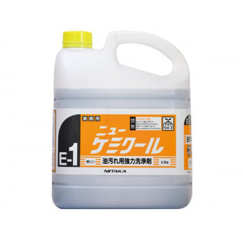業務用　油汚れ用強力洗浄剤 ニューケミクール(E-1)　4kg×4本　230131