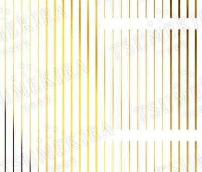 TSUMEKIRA(ツメキラ)　ネイルシール　ピンストライプ　ゴールド　SG-PIN-202_画像3