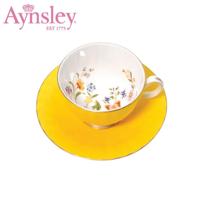Aynsley(エインズレイ) 2973シリーズ コテージガーデン イエロー S