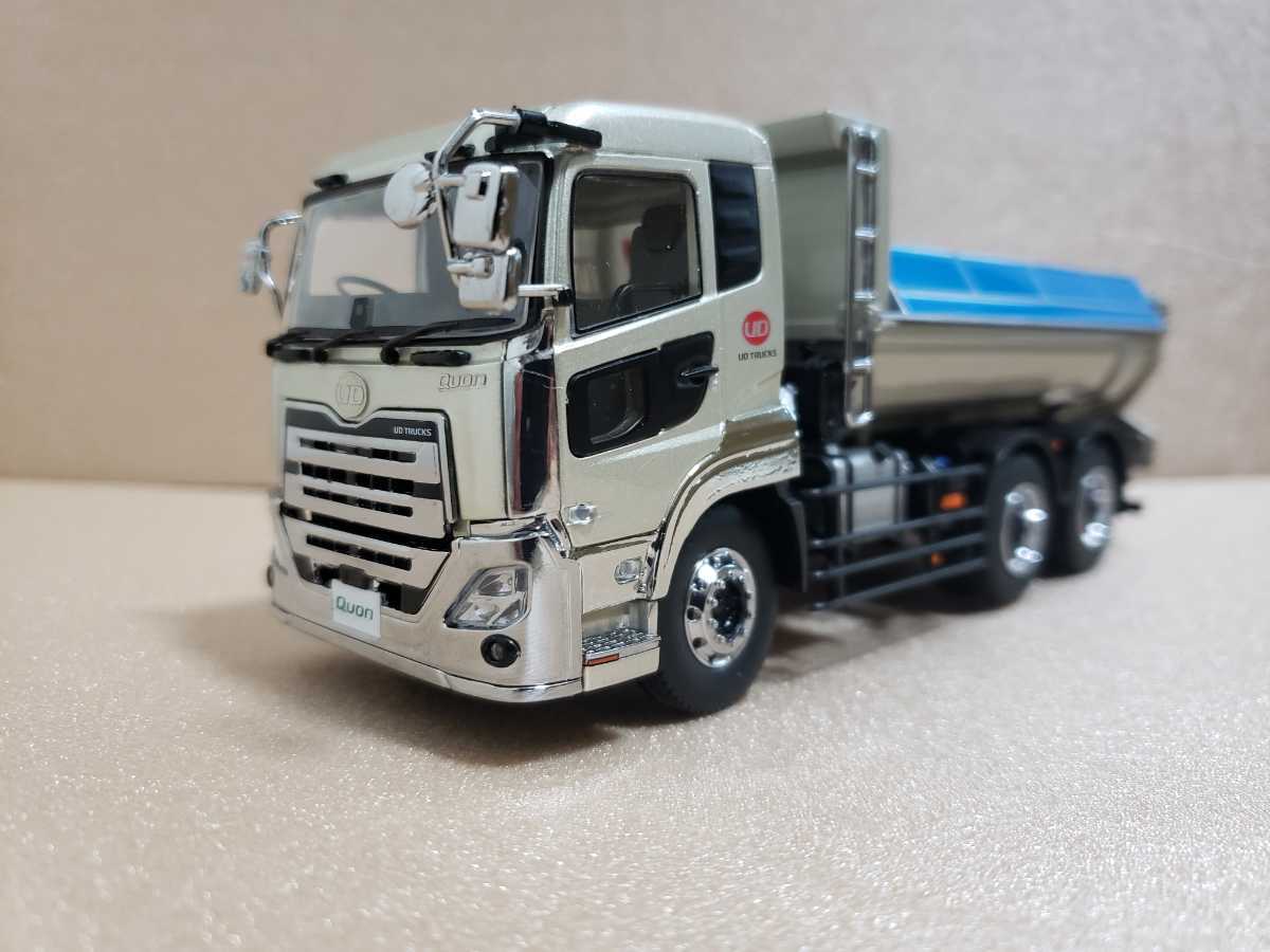 ☆ 1/43 京商 UD TRUCKS クオン ダンプカー メッキ仕様 www