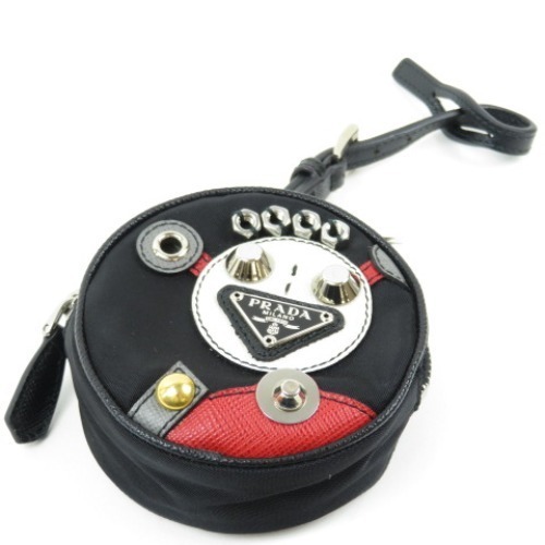 75703PRADA プラダ 極美品 ロボット 小物入れ ポーチ バッグチャーム