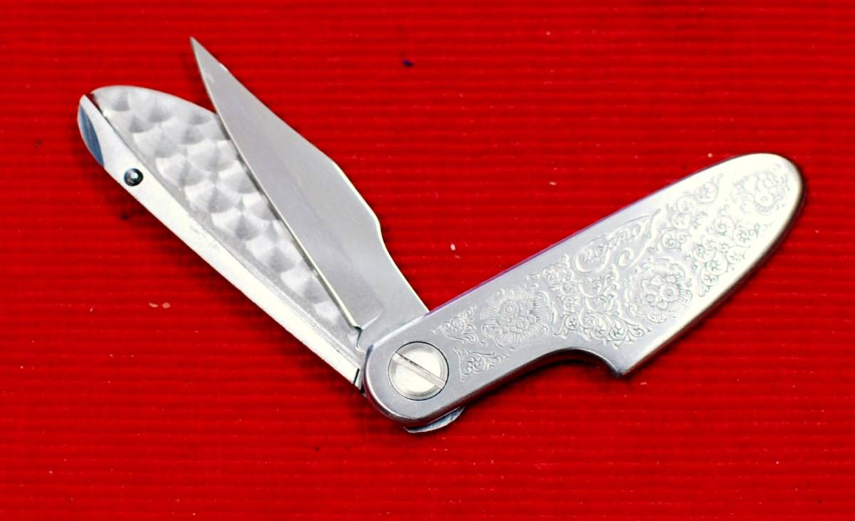 No.12 Shooter's Knives・クレー射撃愛好者用Mini折り畳みナイフ・Made in England .サイドメタル型折り畳みナイフ・サイズ：55mm