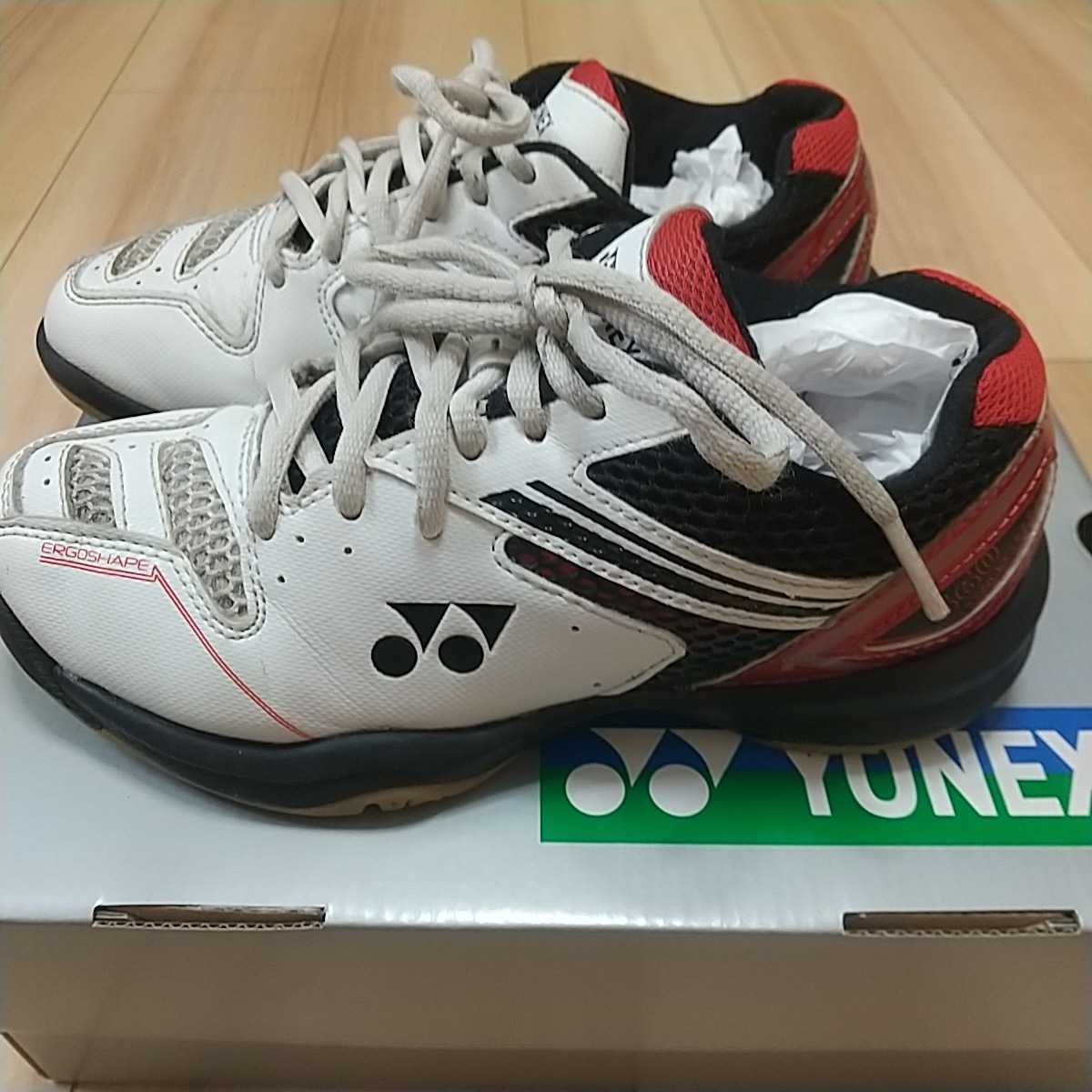 *YONEX Yonex badminton shoes 21cm power cushion 660 SHB660 white / black 