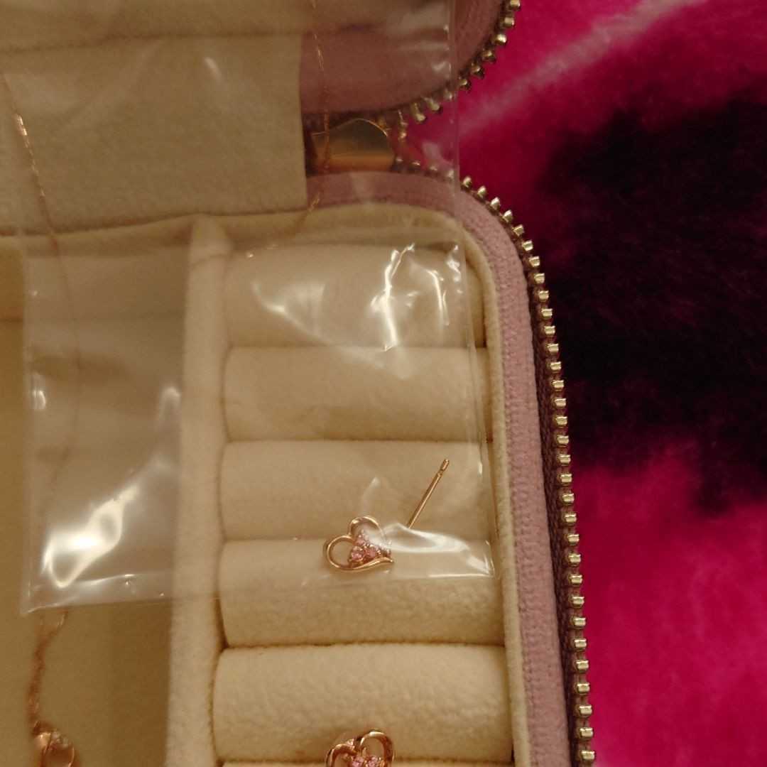 サマンサティアラ ピンクゴールドネックレス&ピアス geocoach.co.jp