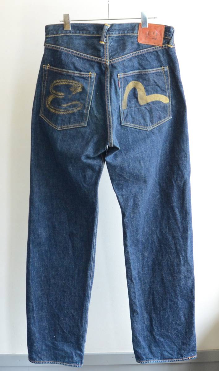 M【大放出セール】 エヴィスジーンズ 20oz No.1 lot2001 w32 デニム アウトレット限定 w32 エヴィスジーンズ 20oz No.1 lot2001 デニム/ジーンズ