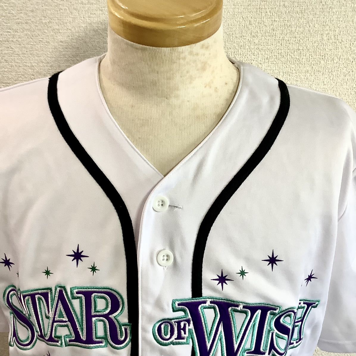 エグザイル EXILE AKIRA produce ベースボールシャツ L程度 ユニフォーム 「STAR OF WISH」 2018-2019 TOUR 公式ツアーグッズ 定価6800円