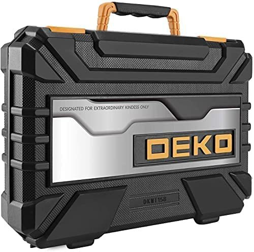 DEKO 158点 ホームツールセット 工具セット 家庭用 日曜大工 DIYセット 作業工具セット 家具の組み立て 便利な収納ケース付き_画像8