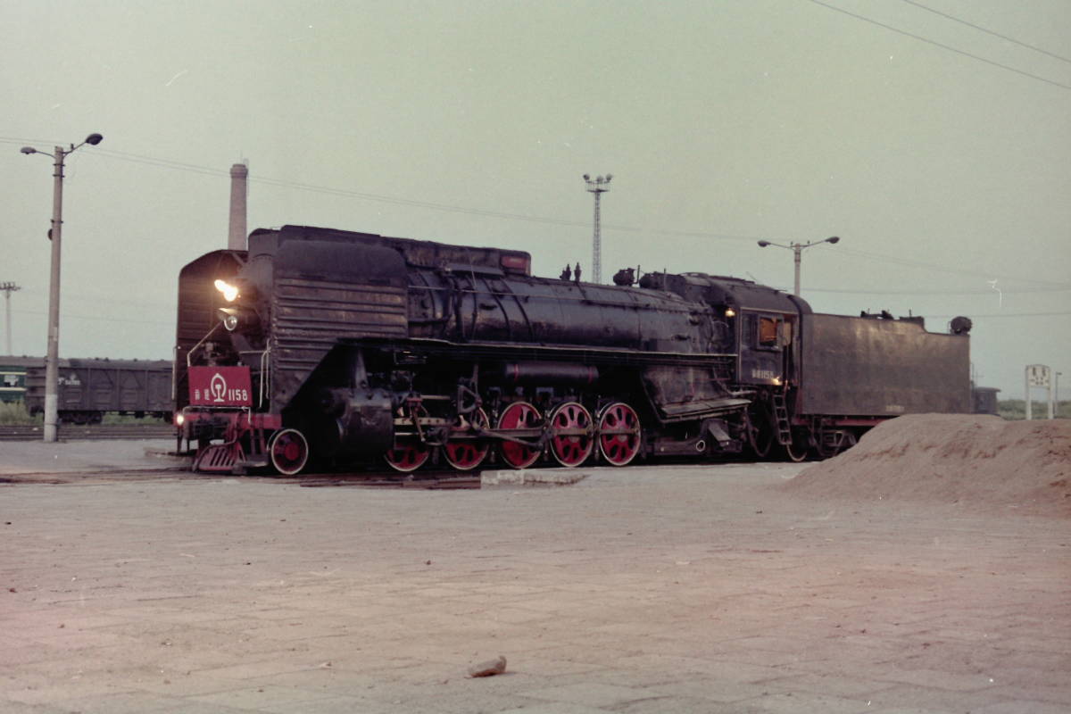 (B23)228 写真 古写真 鉄道 鉄道写真 中国 蒸気機関車 敦化 1991年 フィルム ネガ まとめて 19コマ _画像10