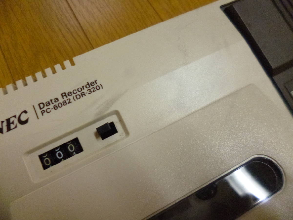 NEC　データレコーダー　PC-6082　（DR-320）　Data Recorder　ジャンク品_画像3