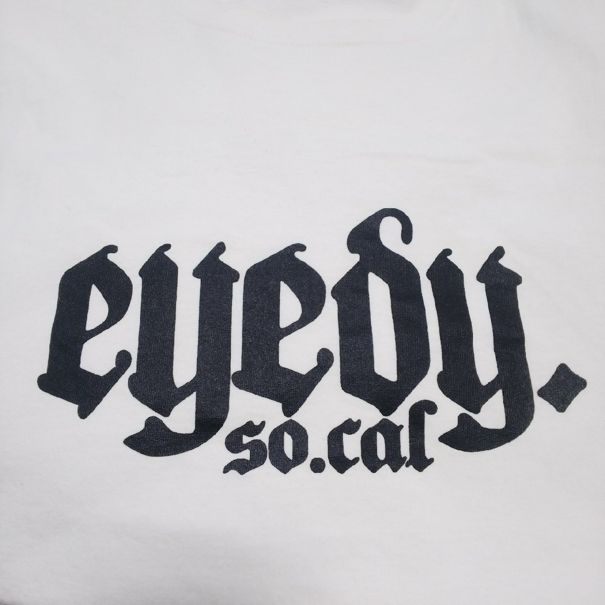 (^w^)b アイディー 半袖 Tシャツ ホワイト EYEDY 大きいサイズ コットン ロゴ プリント おしゃれ デイリー シンプル カジュアル メンズ 3XL_画像7