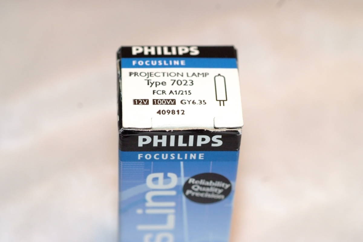 未使用品　PHILIPS フィリップス Projection Lamp プロジェクションランプ　Type 7023_画像2