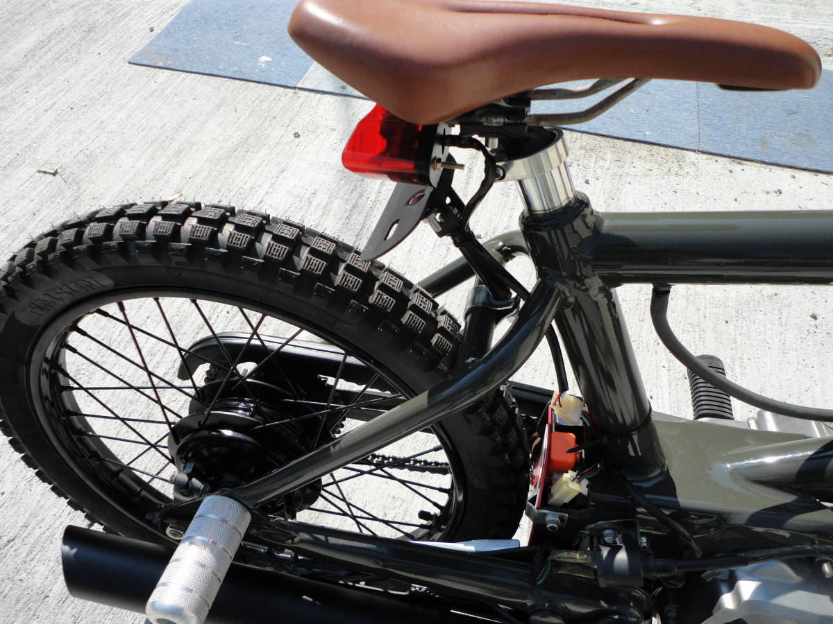 BMXカブ 本田純正4速セル付エンジン50cc ウレタン2液オリーブ BMXカブ 本田純正4速セル付エンジン50cc ウレタン2液オリーブ