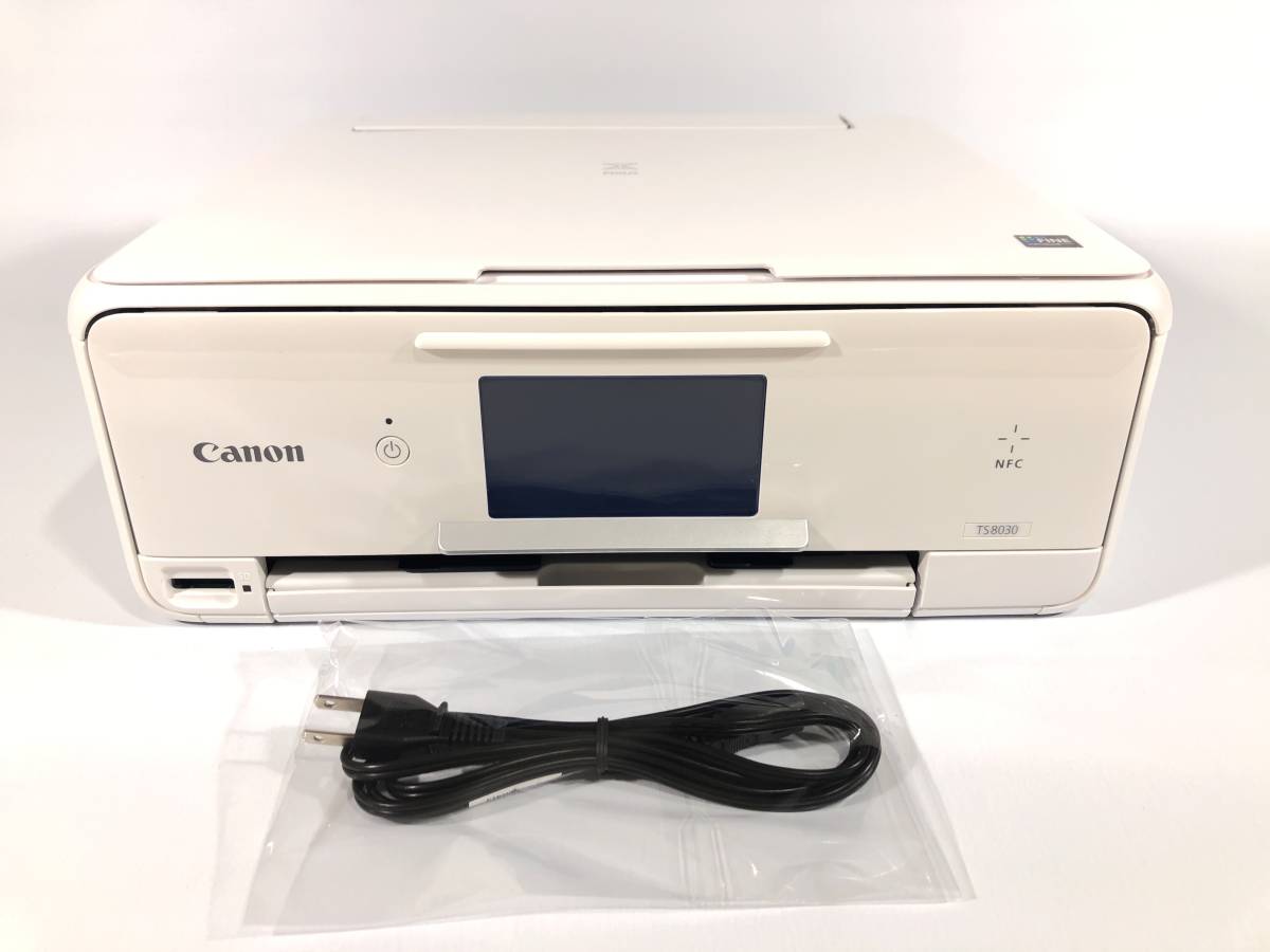 ショッピングオンライン Canon PIXUS TS8030WH プリンタ(全面保護