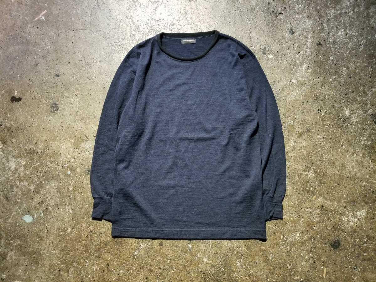 COMME des GARCONS HOMME PLUS AD1991 モックネックニットカットソー