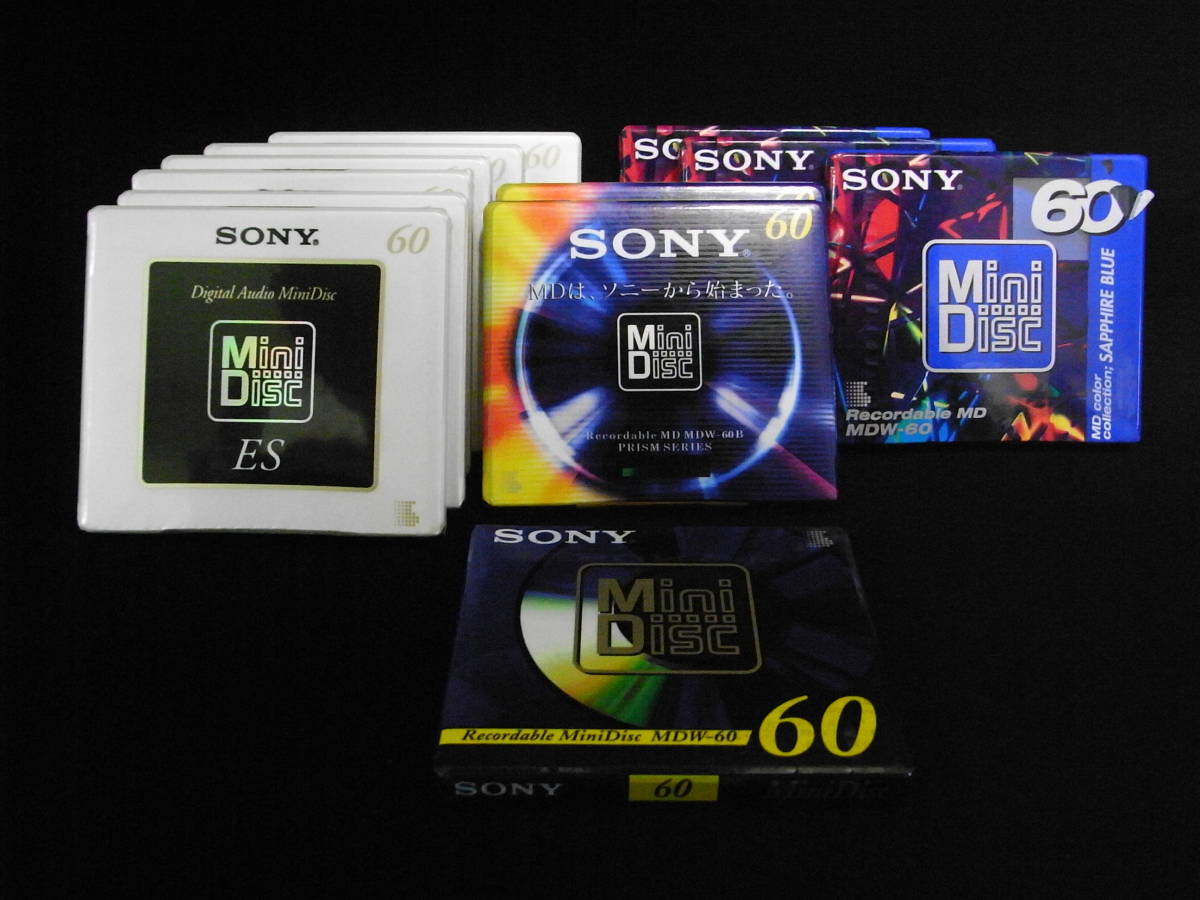 SONY 録音用MD（ミニディスク） 各種60分×12枚セット 未開封品 の商品