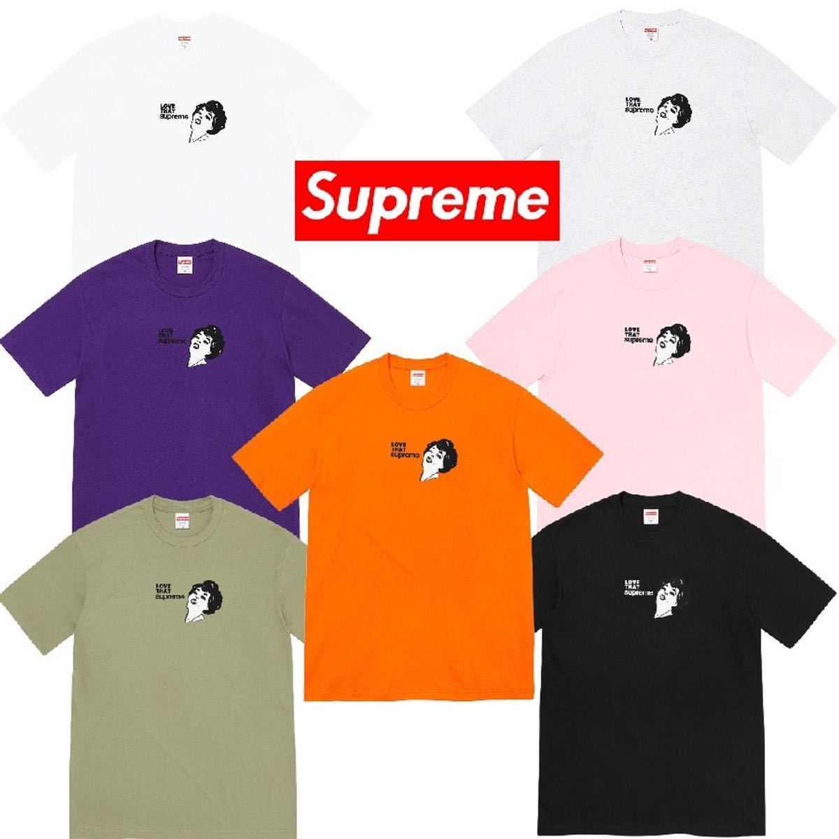 Supreme シュプリーム 22SS Love That Tee Tシャツ ピンク　Lサイズ 国内正規 新品未使用 _画像1