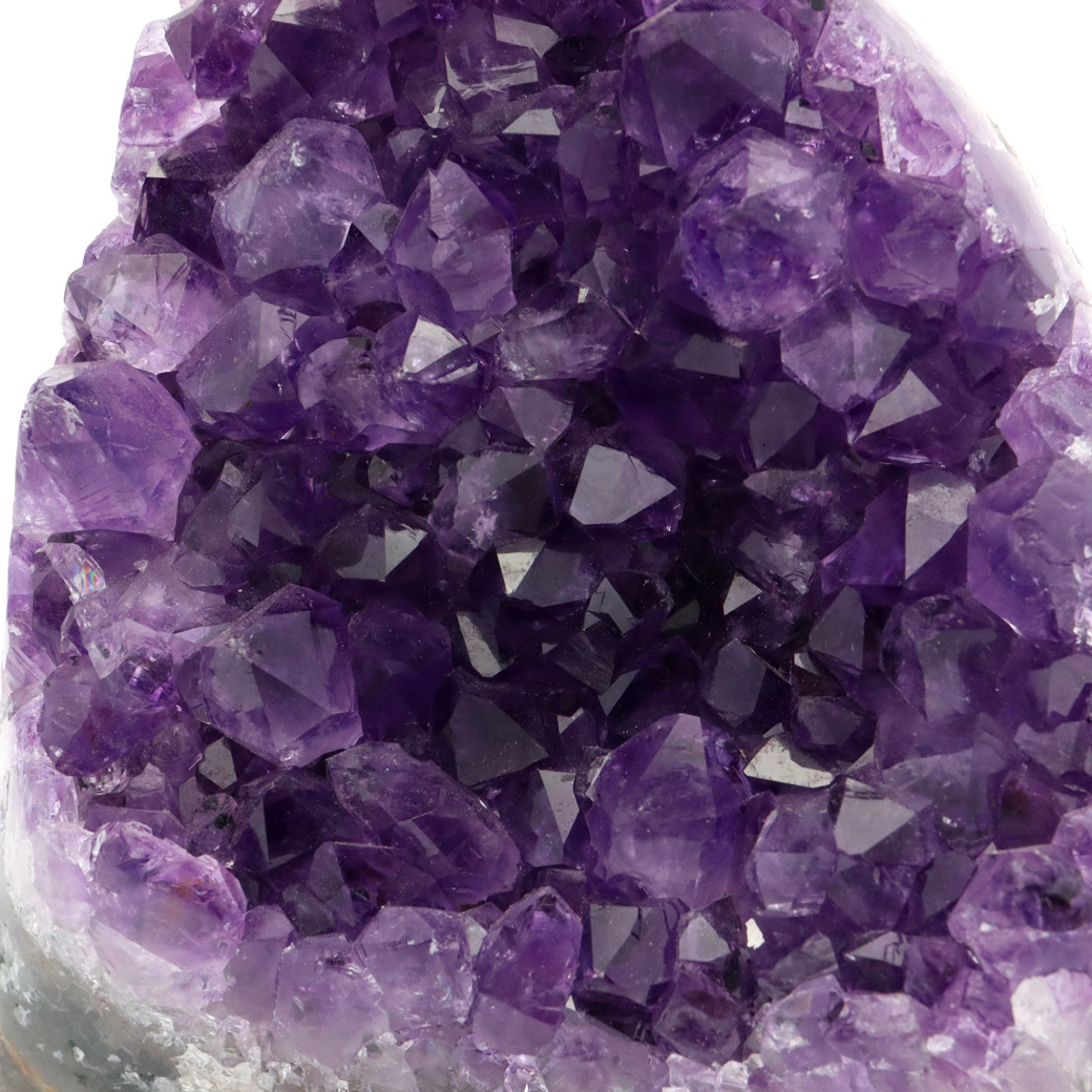 アメジスト クラスター 側面磨き AAA 紫水晶 置き物 原石 516g ウルグアイ産 天然石 1点物 2月 誕生石 