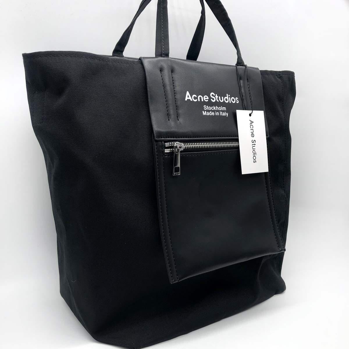 【Acne Studios】国内発送★トートバック Acne Studios アクネストゥディオズ トートバッグ ブラックM
