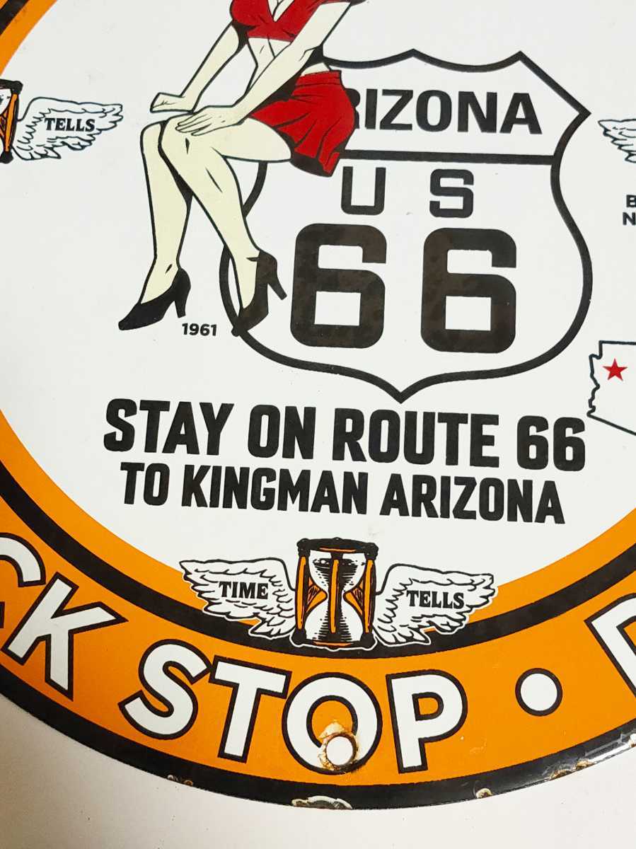 ☆希少☆ 1961年 ビンテージ ROUTE66 JO ANN'S JOHNSON 看板