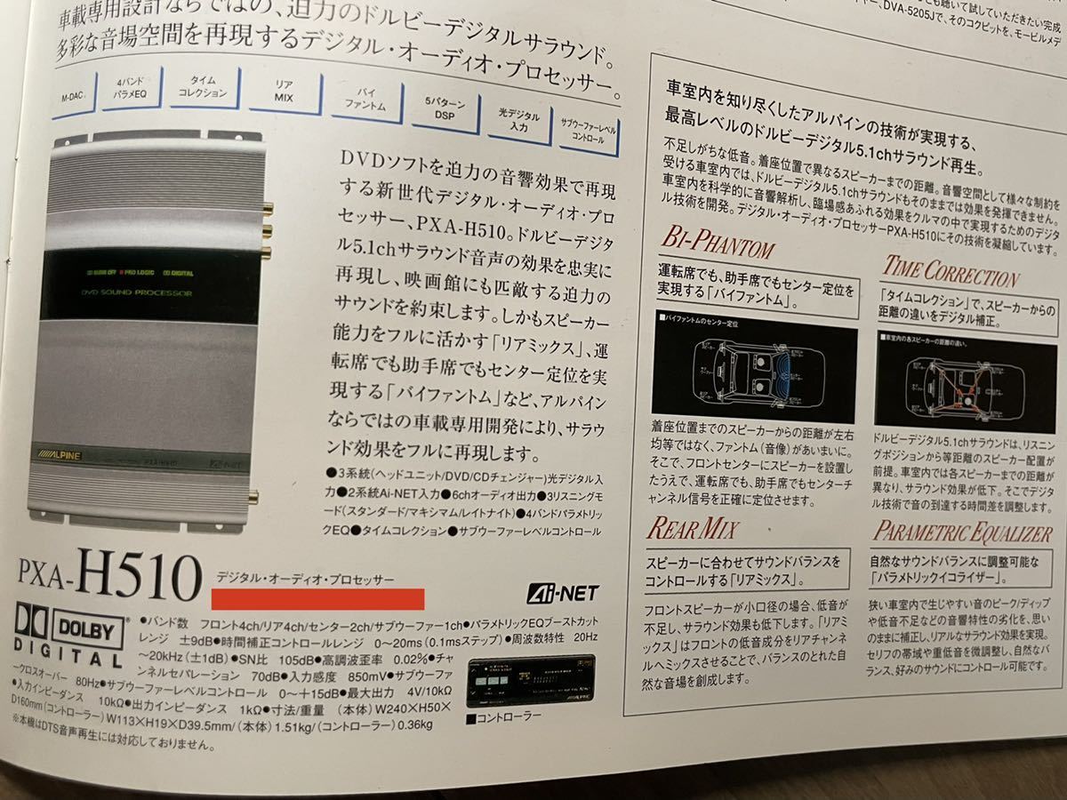 ALPINE アルパイン デジタル オーディオ プロセッサー PXA-H510 | www