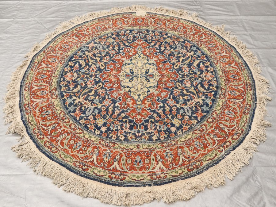 魁 最高級ペルシャ絨毯 本物保証 クム産 コルクウール100％ 名公房作品 