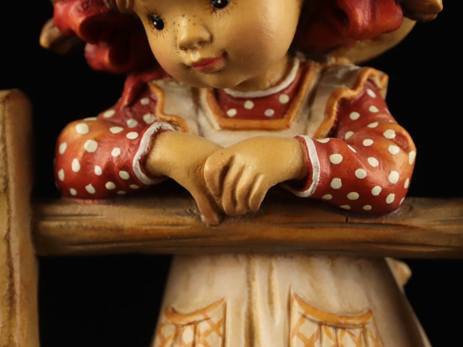 魁 本物保証 厳選作品 ANRIアンリ Sarah Kay サラ ケイ /木彫り 人形 