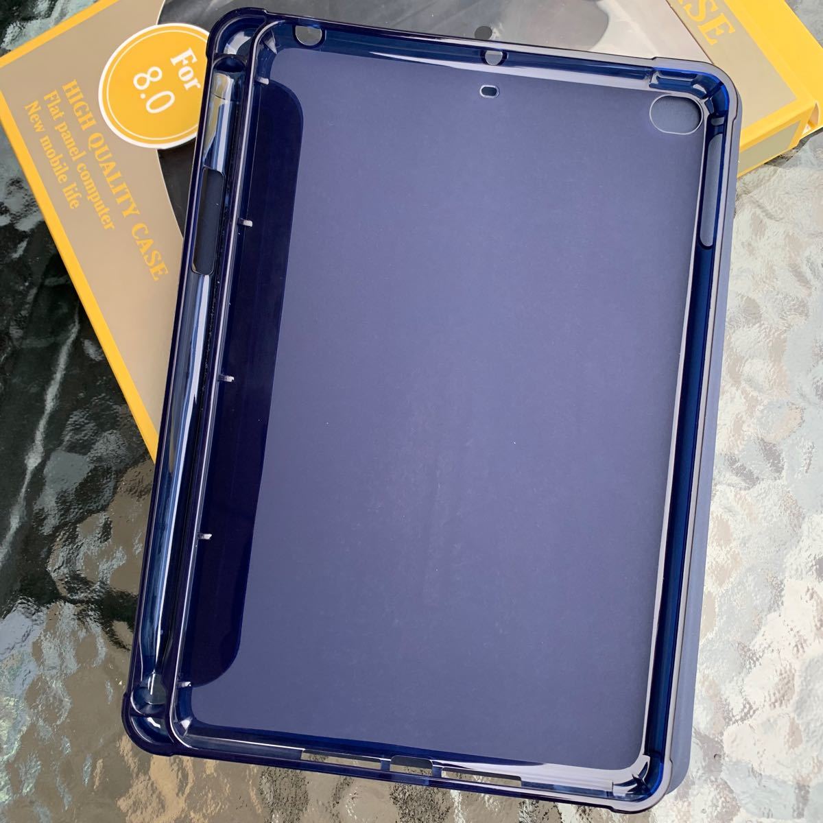 Ipad mini 5 ケース 青色 ペンシル収納 スマートカバーipadmini 5/4