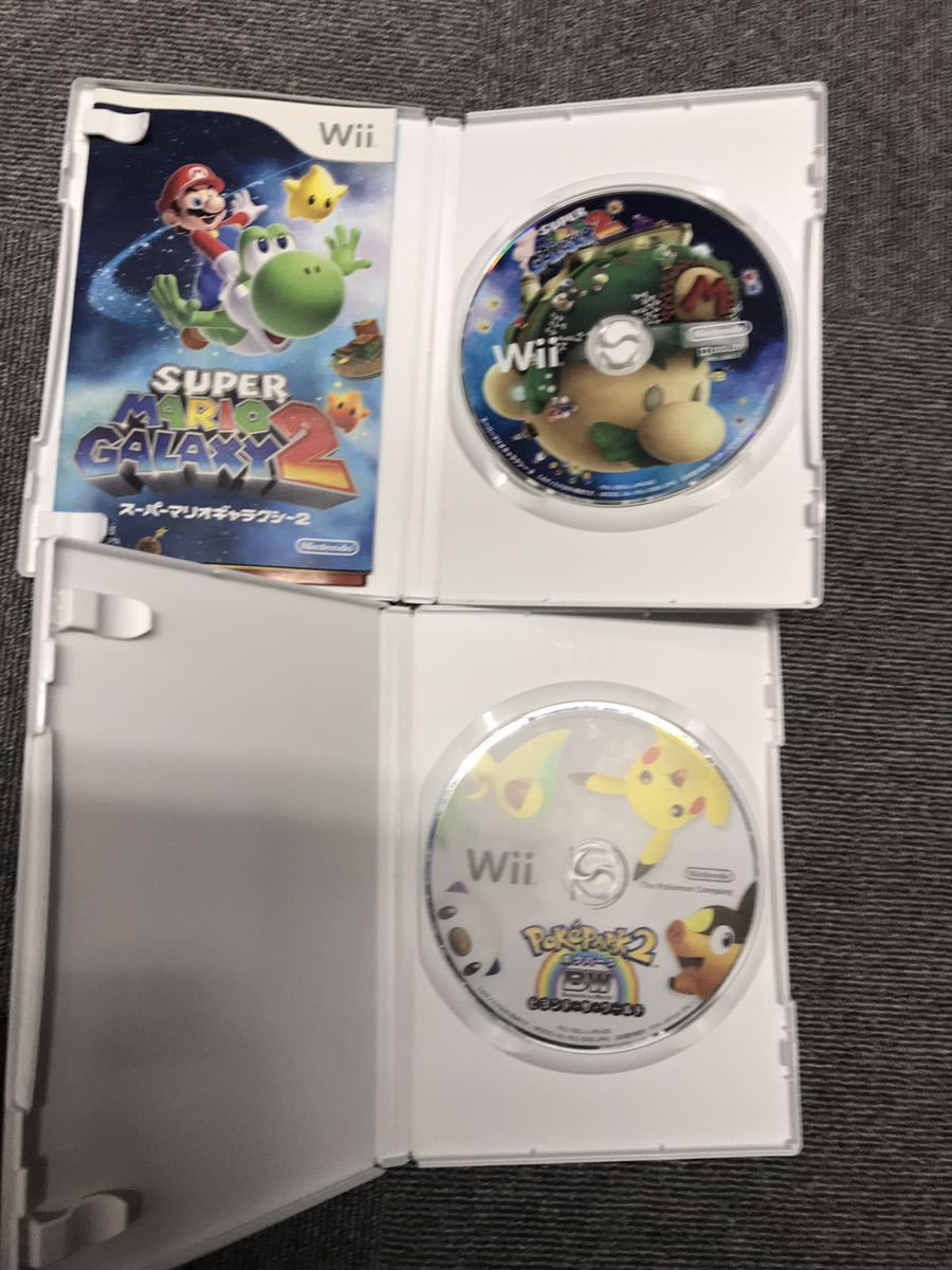 Wii スーパーマリオギャラクシー ポケパーク2 BW ソフト　ポケモン