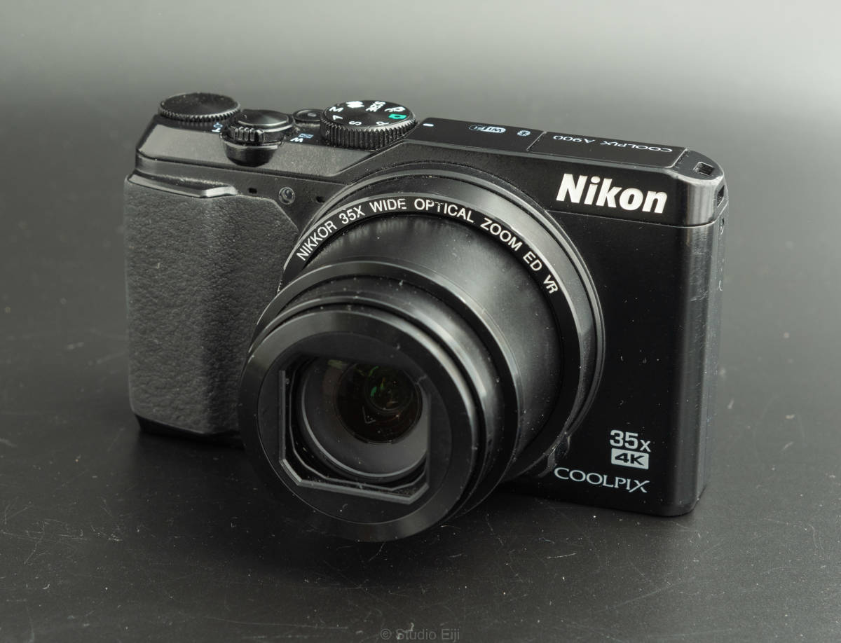 【通電ジャンク】Nikon　デジタルカメラ　COOLPIX　A900　光学35倍　EN-EL12付_画像1