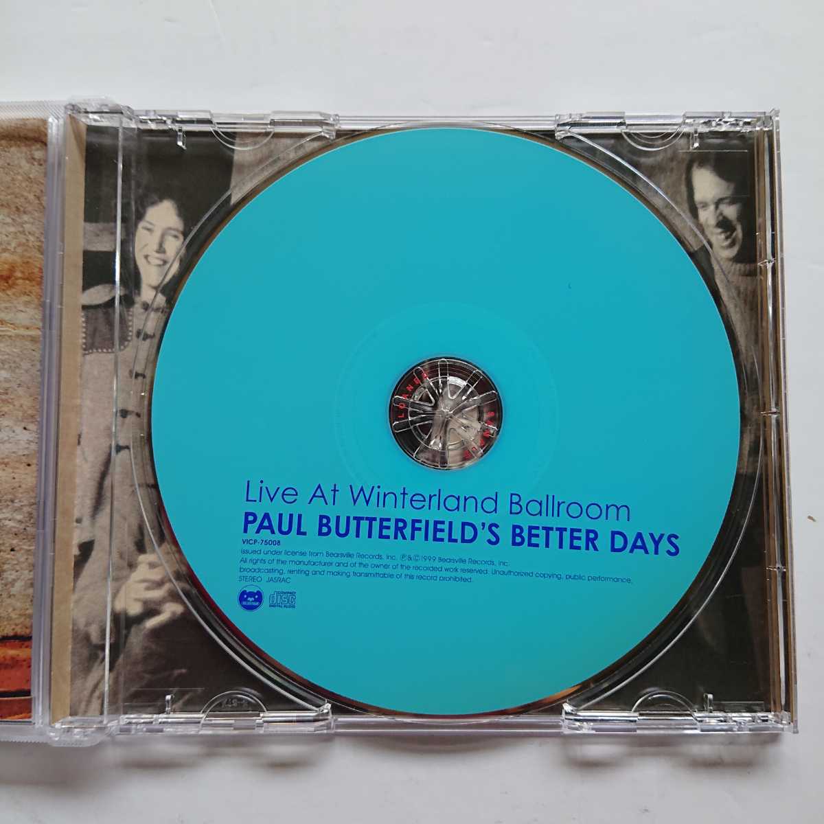 【国内盤帯付き】Paul Butterfield's Better Days / ライヴ・アット・ウィンターランド＜完全限定生産盤＞