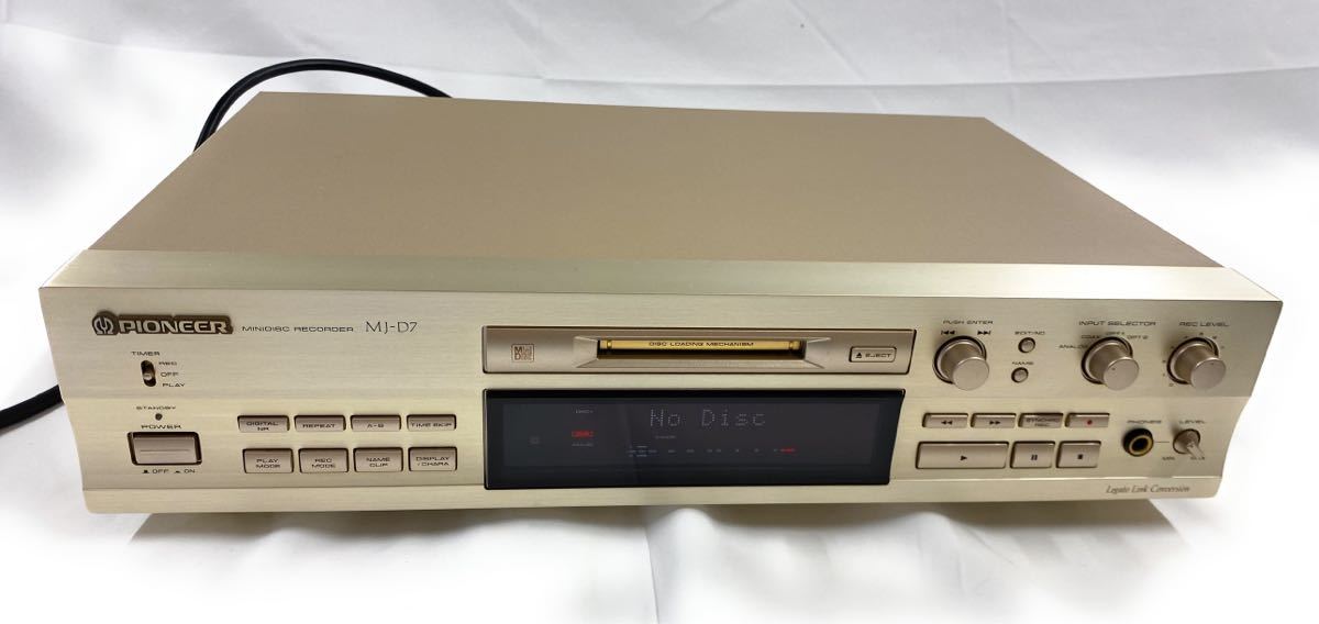 再入荷!】 サターンPioneer パイオニア MJ-D7 MDレコーダー veme.fi
