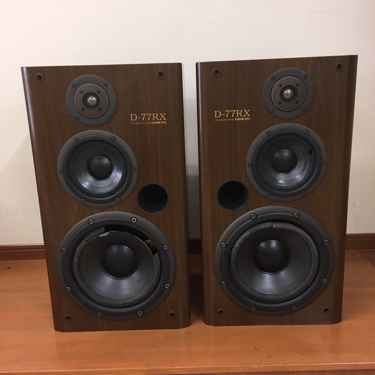 D77 MRX ペア onkyo オンキョー - オーディオ機器