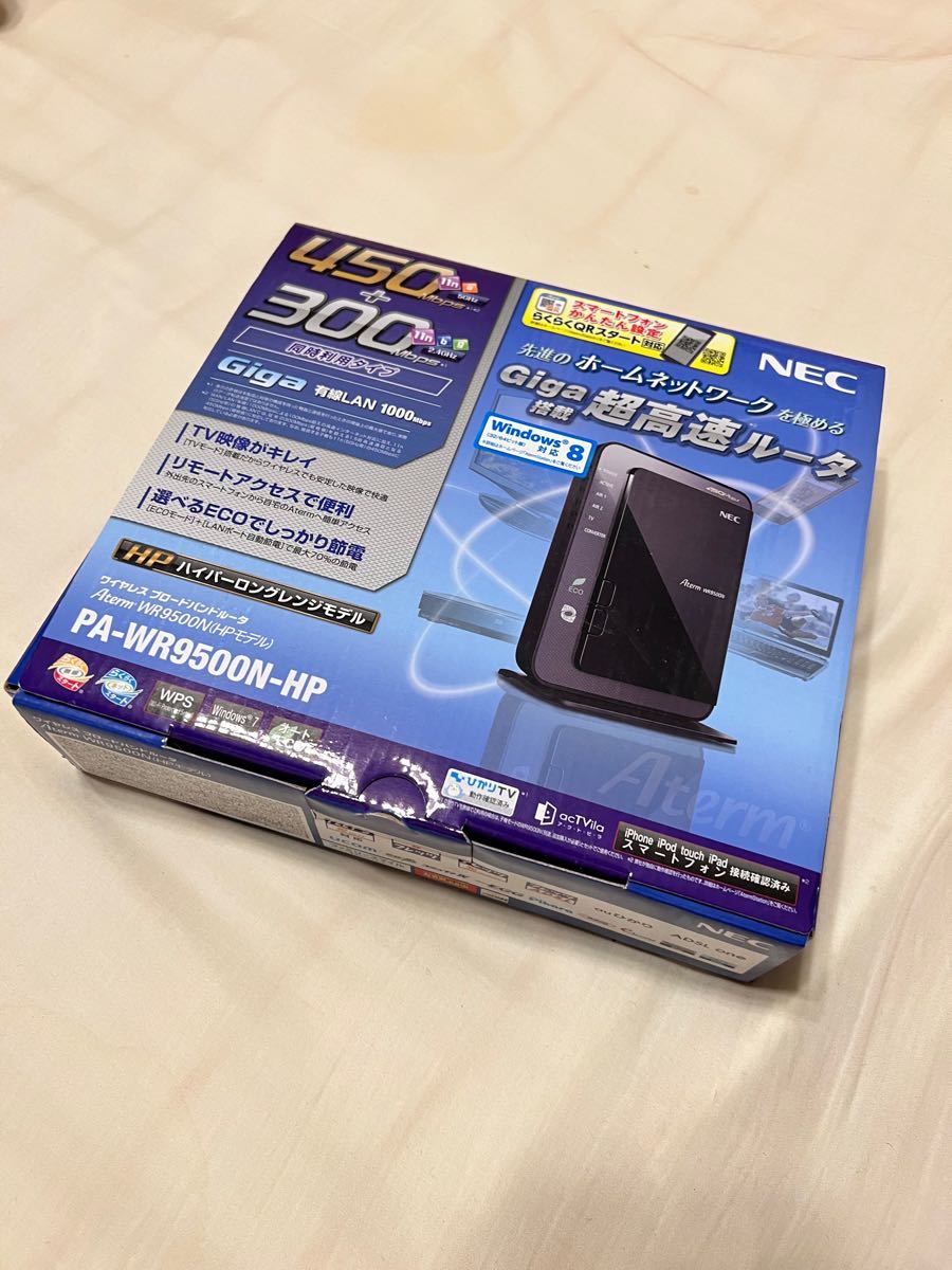 無線LANルーター NEC PA-WR9500N-HP