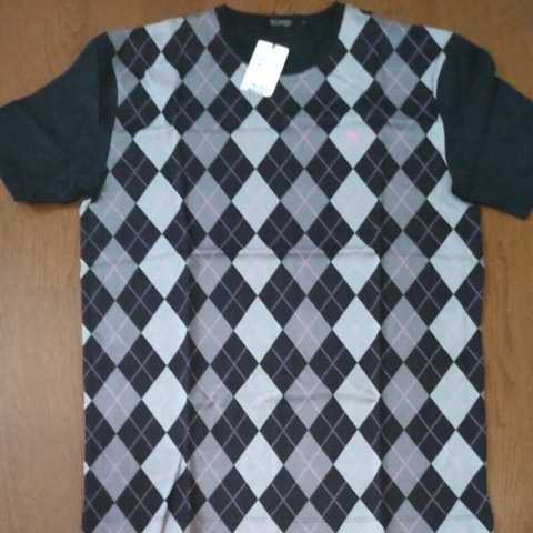 正規 新品未使用タグ付 バーバリーブラックレーベル 半袖Tシャツ 黒 3 レターパックライト370円