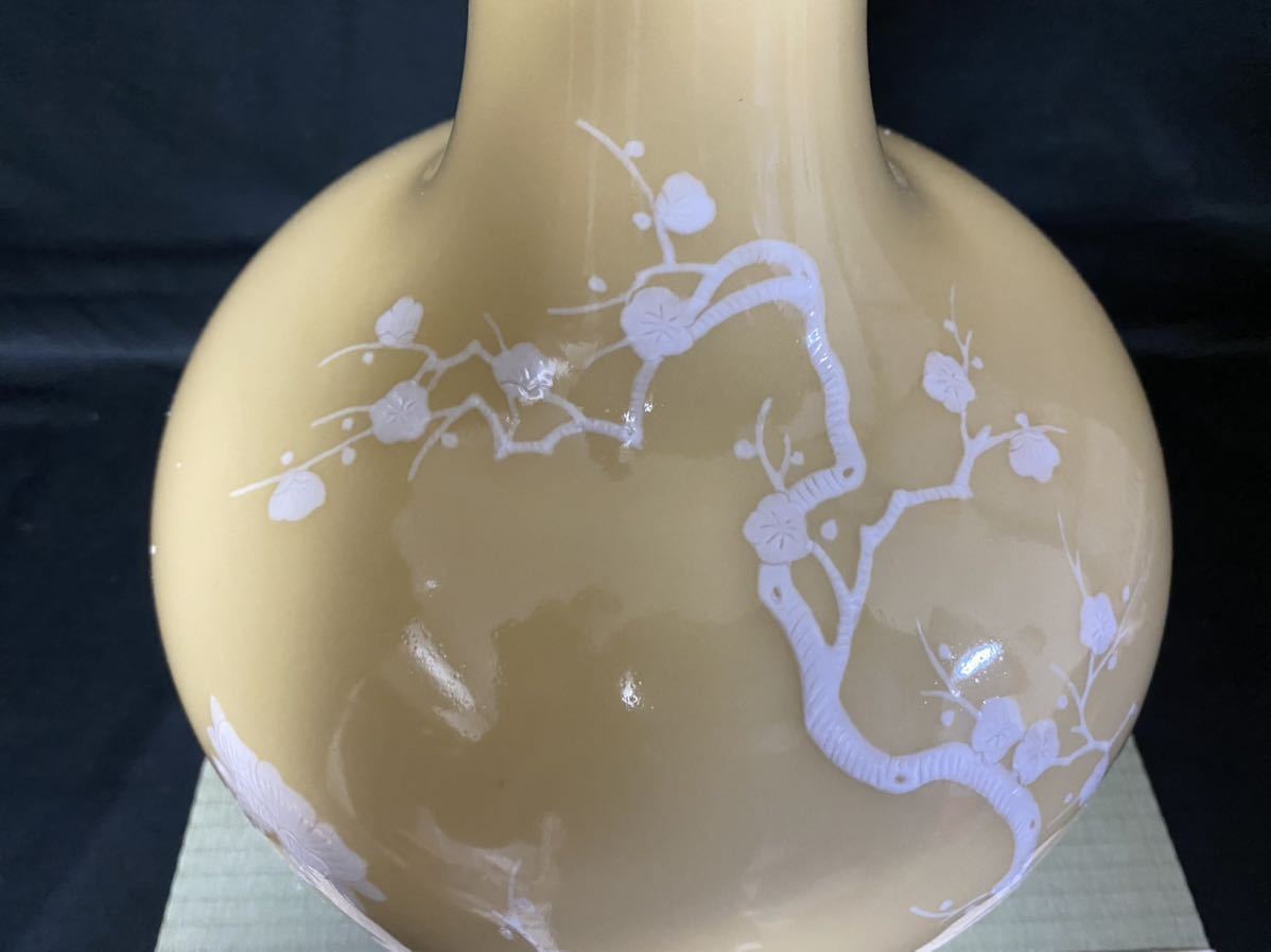 博】時代 景徳鎮窯 花瓶 在銘(旧家蔵出ニ)景徳鎮 時代物 陶磁器 中国