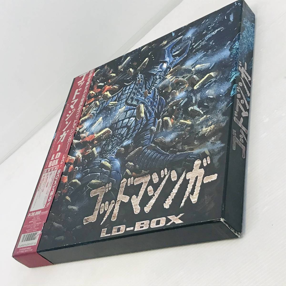 [LD ] obi attaching beautiful goods godo Mazinger LD-BOX 6 pieces set laser disk privilege trading card attached ( record surface / jacket : NM / NM )